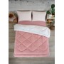 ETE HOMETEX ÇİFT KİŞİLİK LÜX WELSOFT YORGAN SETİ 195X215CM ALENA PUDRA 8696474231939
